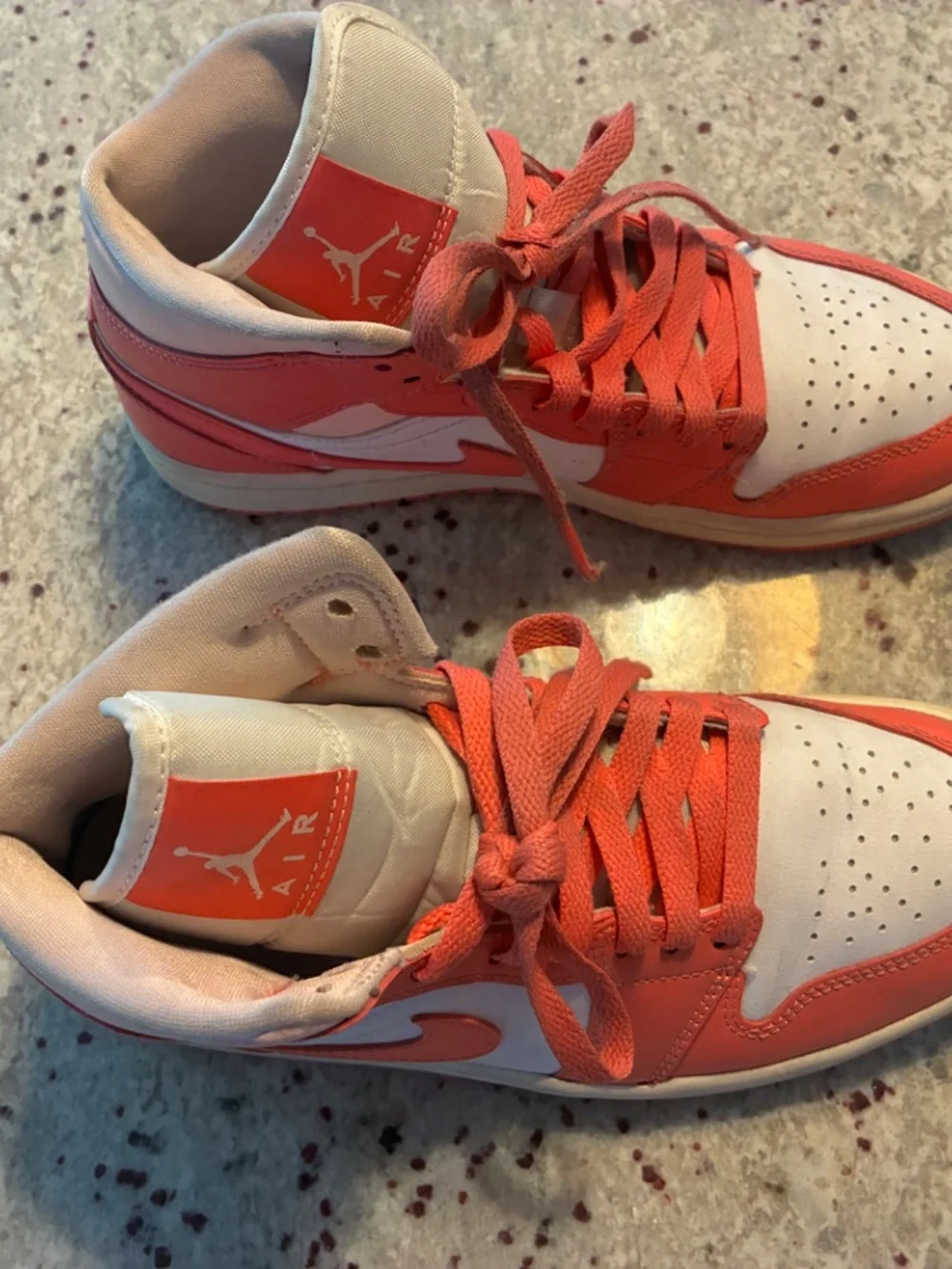 Girls air Jordan Nike high tops